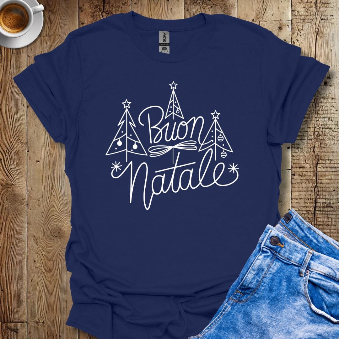 Buon Natale Minimalist Italian Pride T-shirt