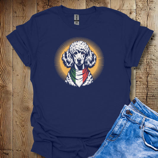Poodle Italian Flag Bandana Unisex T-shirt