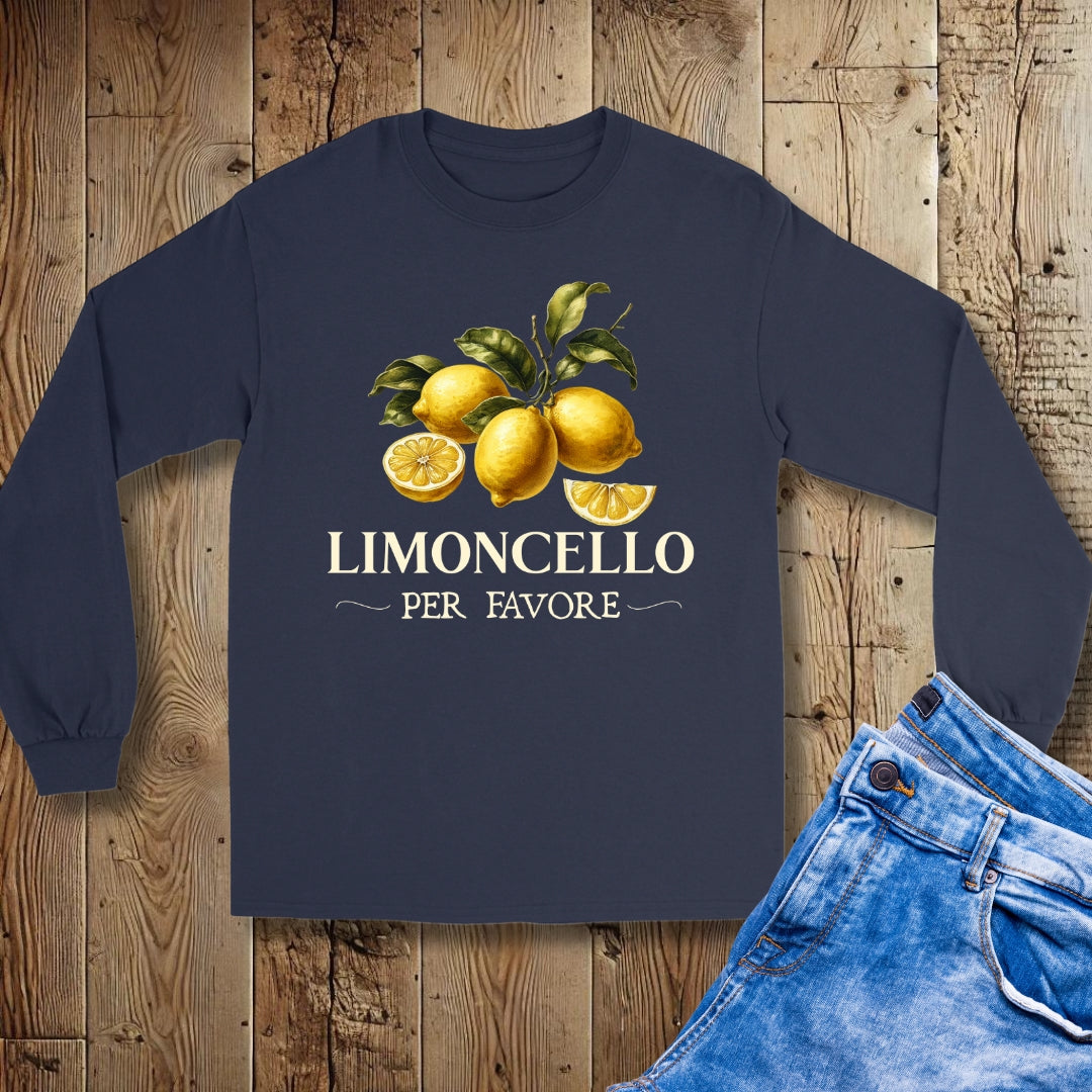 Limoncello Per Favore Unisex Long Sleeve Tee
