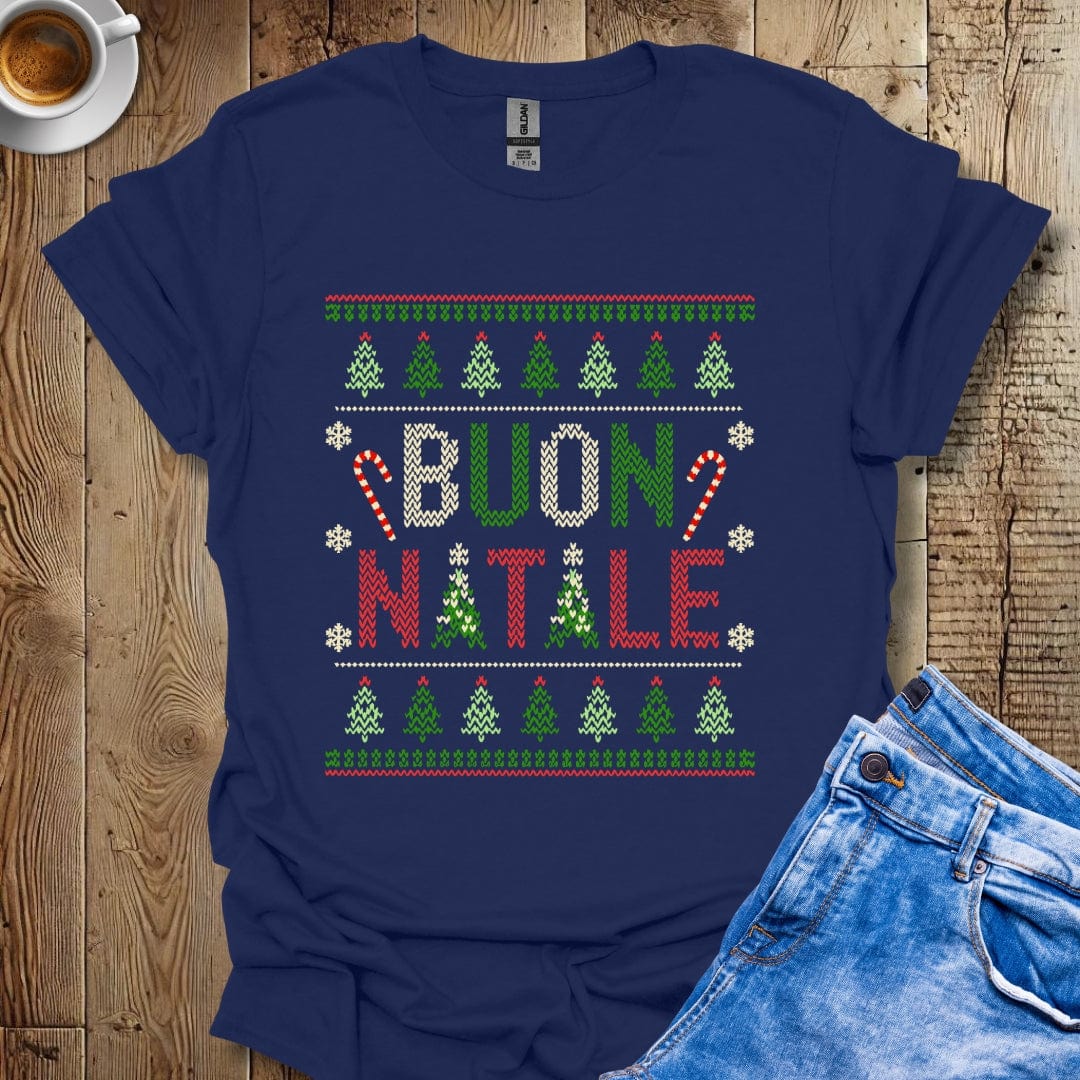 Ugly Christmas Sweater Buon Natale T-shirt