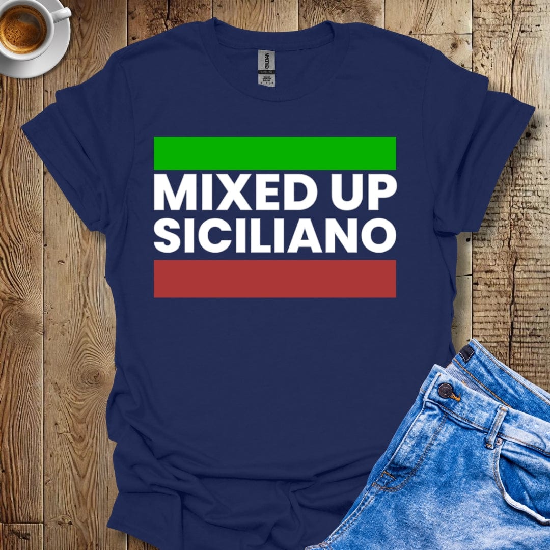 Funny Mixed Up Siciliano Mambo Italiano T-Shirt