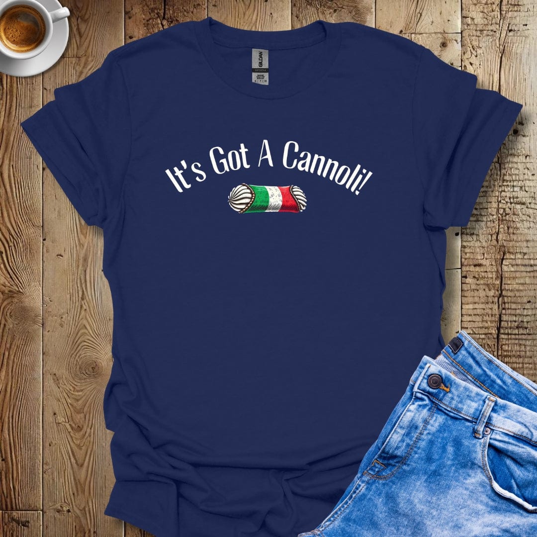 Funny Italian Gender Reveal It's Got A Cannoli It's a Boy T-shirt