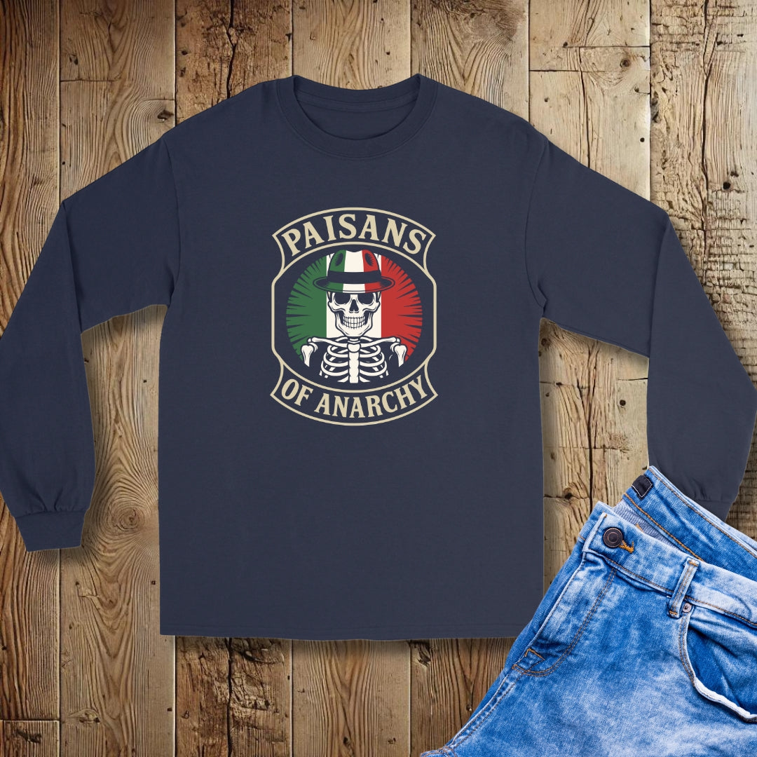 Paisans of Anarchy Unisex Long Sleeve Tee
