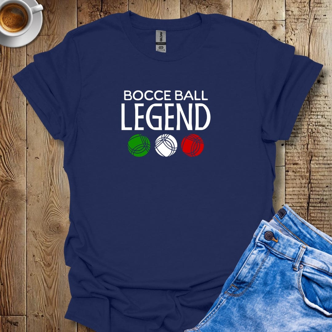 Funny Bocce Ball Legend Italian Pride T-shirt