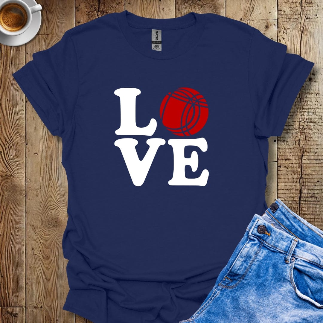 Love Bocce Ball Italian Pride T-shirt