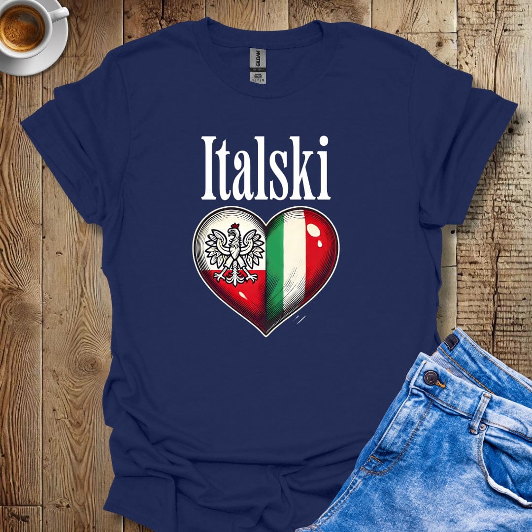 Funny Italski Half Italian Half Polish T-shirt