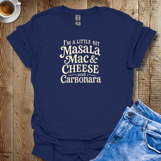 Masala Mac & Cheese and Carbonara T-shirt