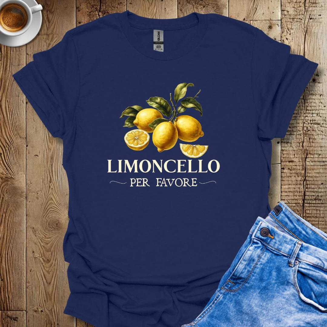 Limoncello Per Favore Italian Foodie T-shirt