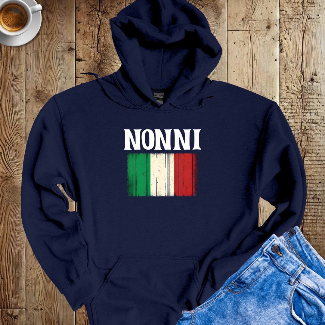 Nonni Italian Flag Hoodie Sweatshirt