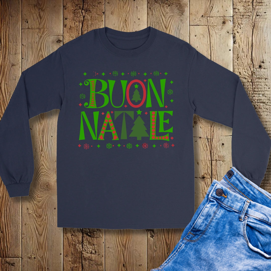 Buon Natale Unisex Long Sleeve Tee