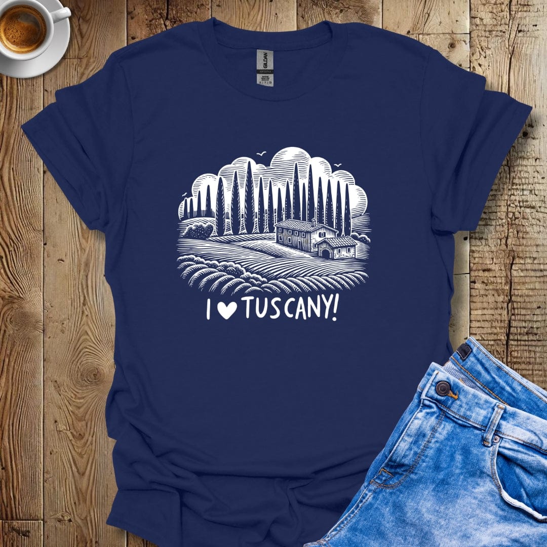 I Love Tuscany Italy Lover T-shirt