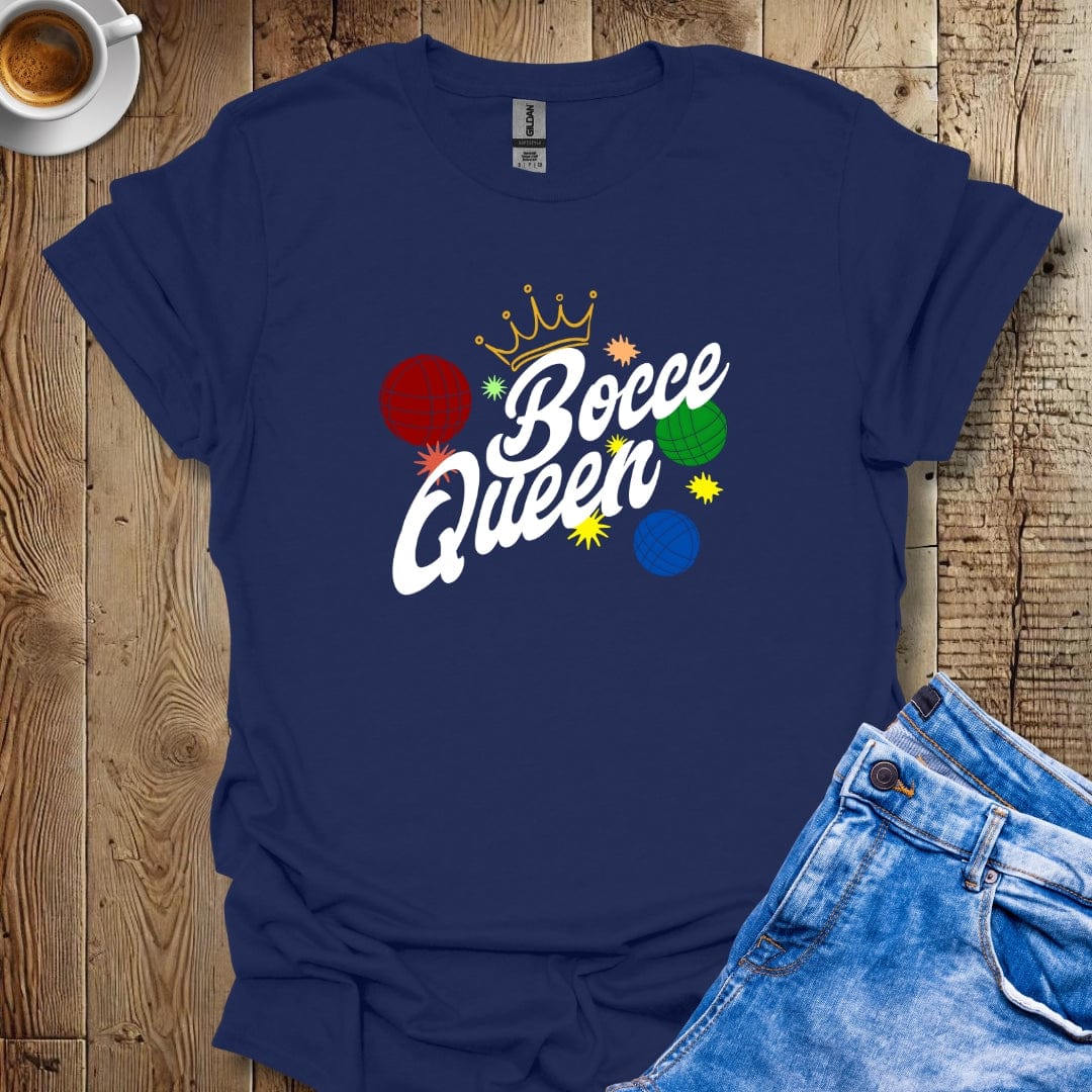 Cute Bocce Queen Player Italian Pride T-shirt