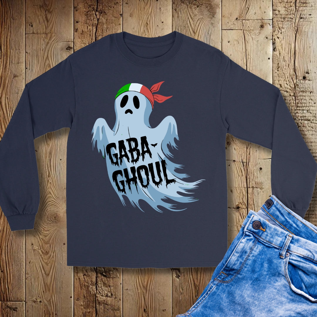 Gabaghoul Italian Halloween Unisex Long Sleeve Tee