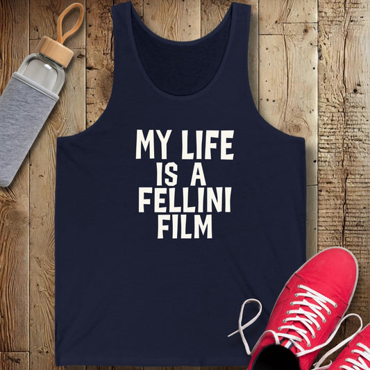 My Life is a Fellini Film Unisex Jersey Tank