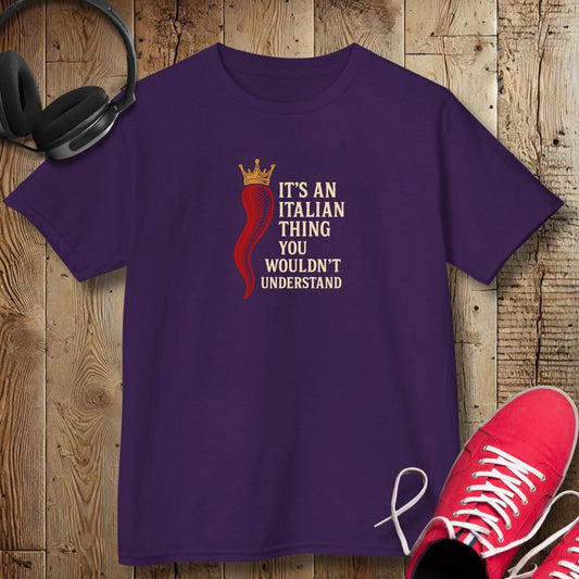 Italian Thing Cornicello Malocchio Kids Tee