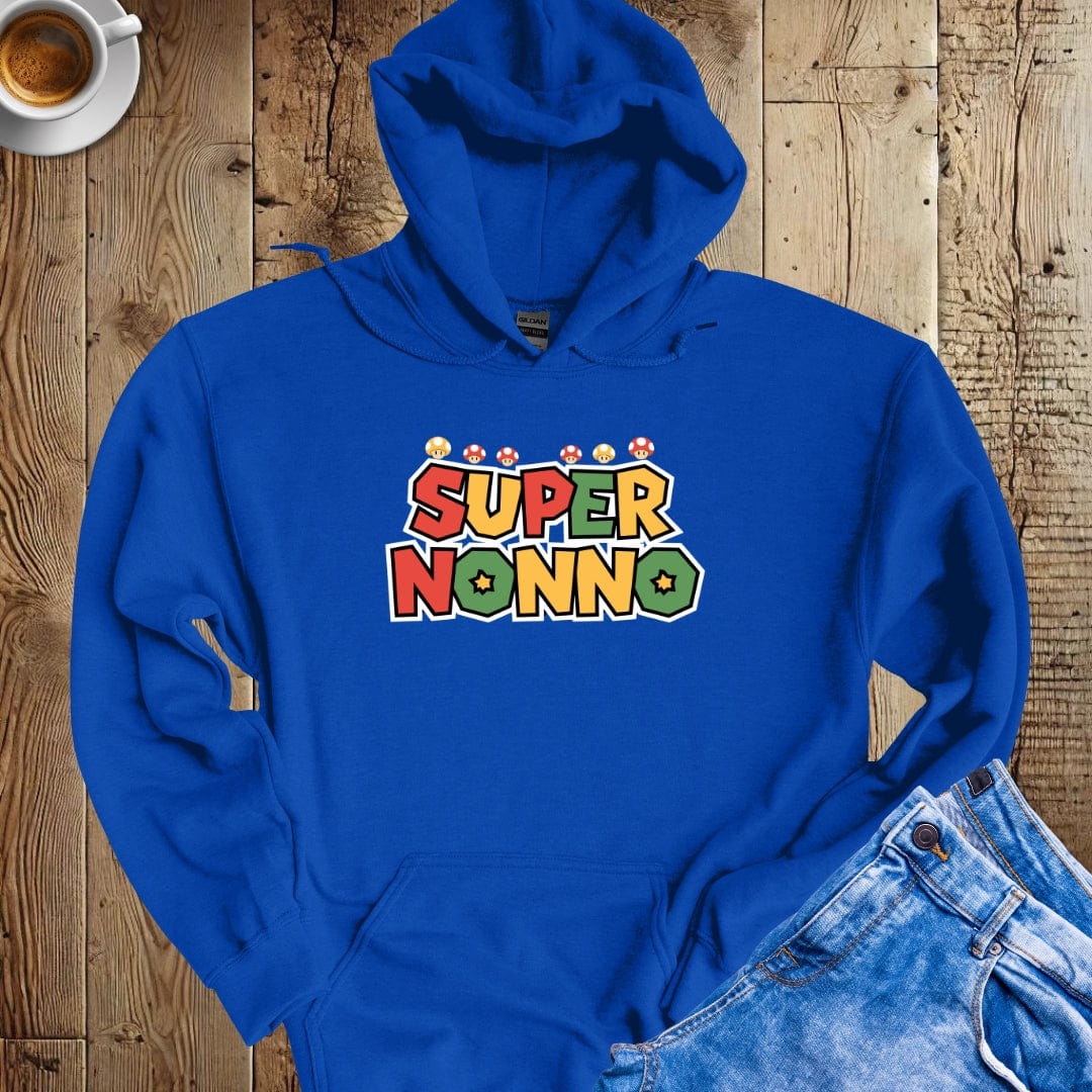 Super Nonno Videogame Style Hoodie Sweatshirt