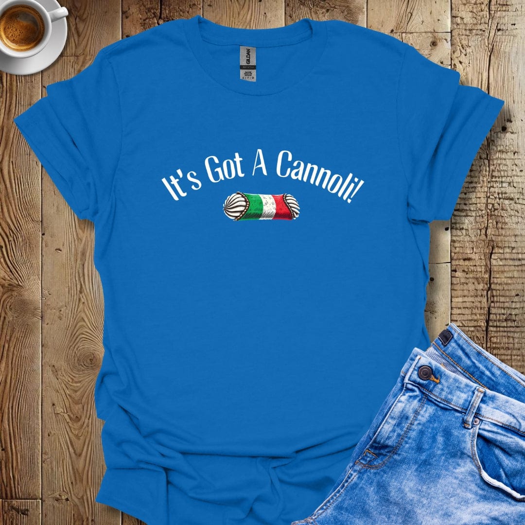 Funny Italian Gender Reveal It's Got A Cannoli It's a Boy T-shirt