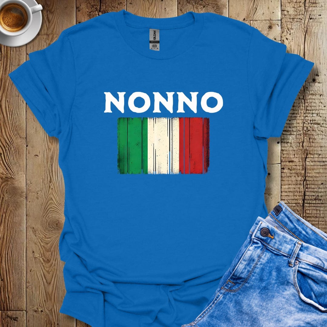 Cute Nonno Italian Flag T-shirt