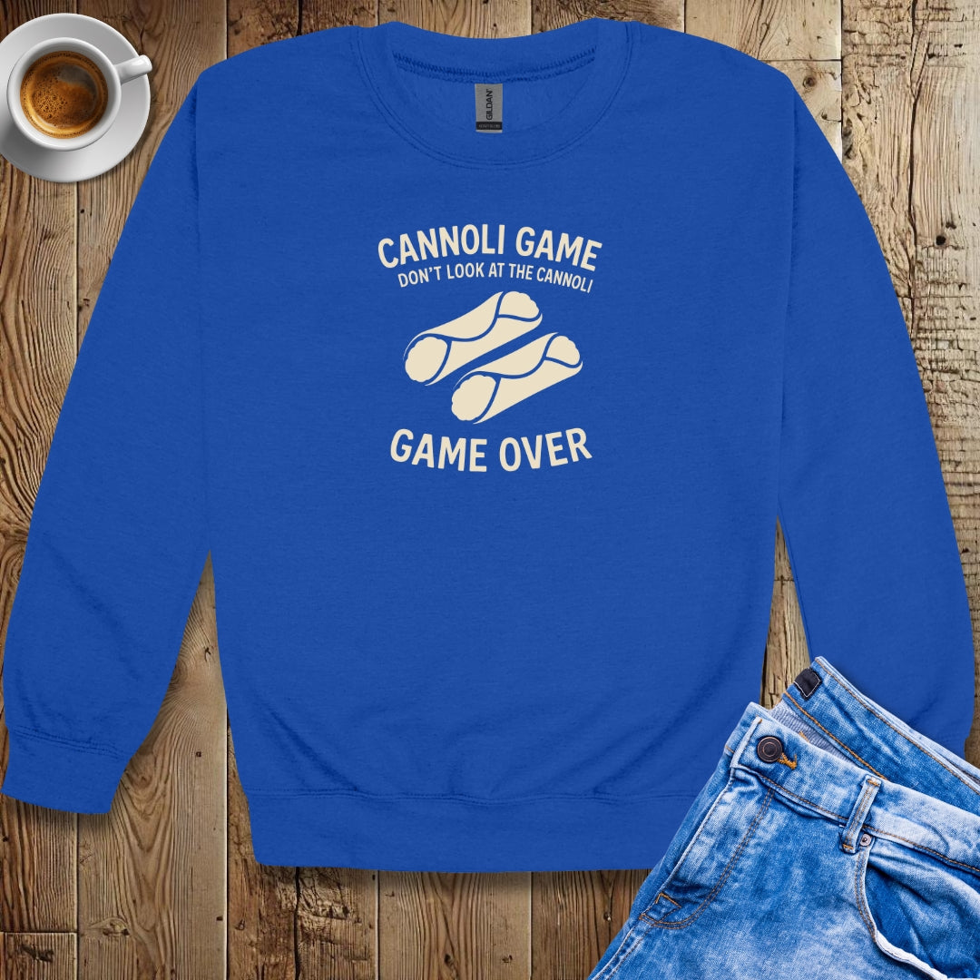 Cannoli Game Crew Neck Sweatshirt