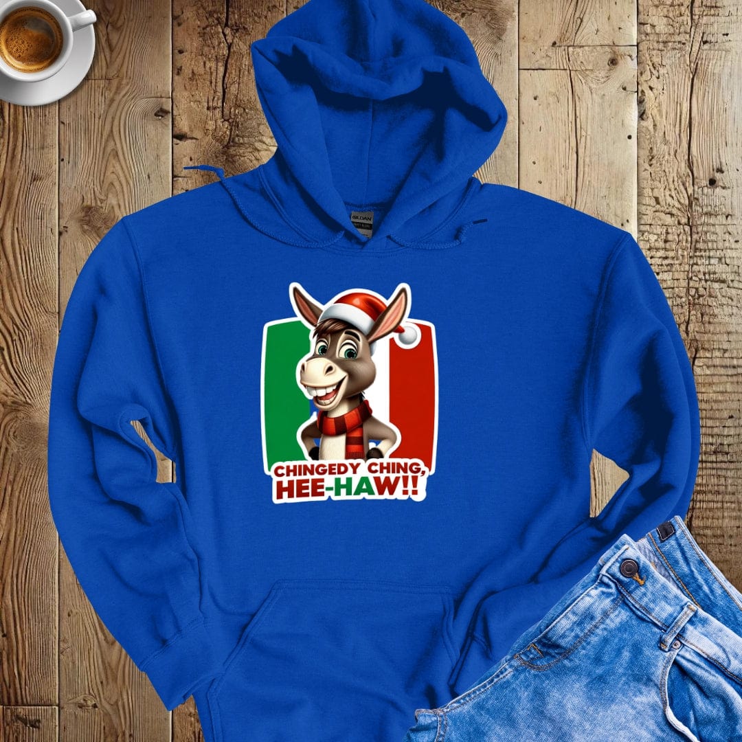 Dominick the Italian Christmas Donkey Hoodie Sweatshirt