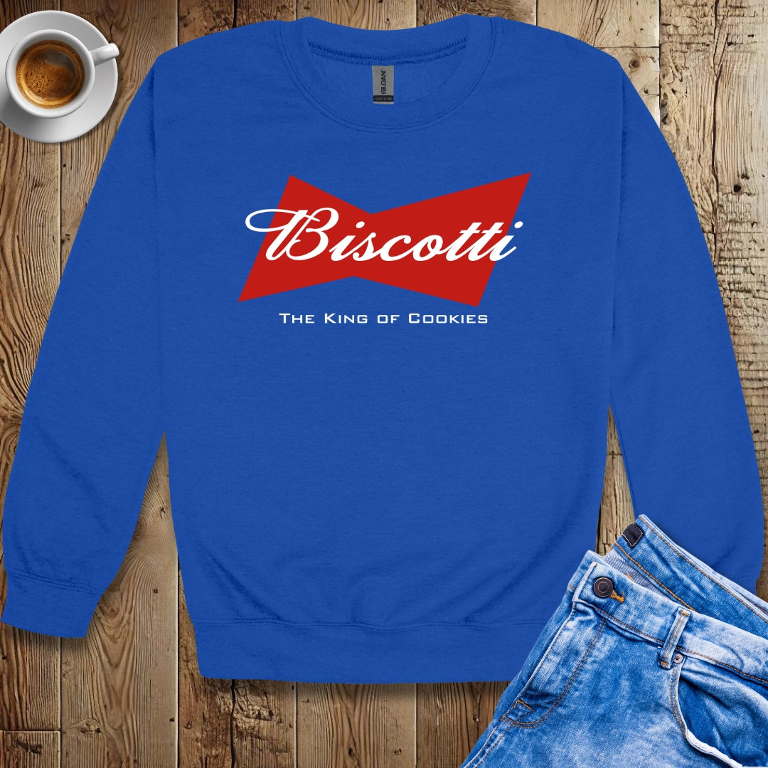 Biscotti King of Cookies Crew Neck Sweatshirt