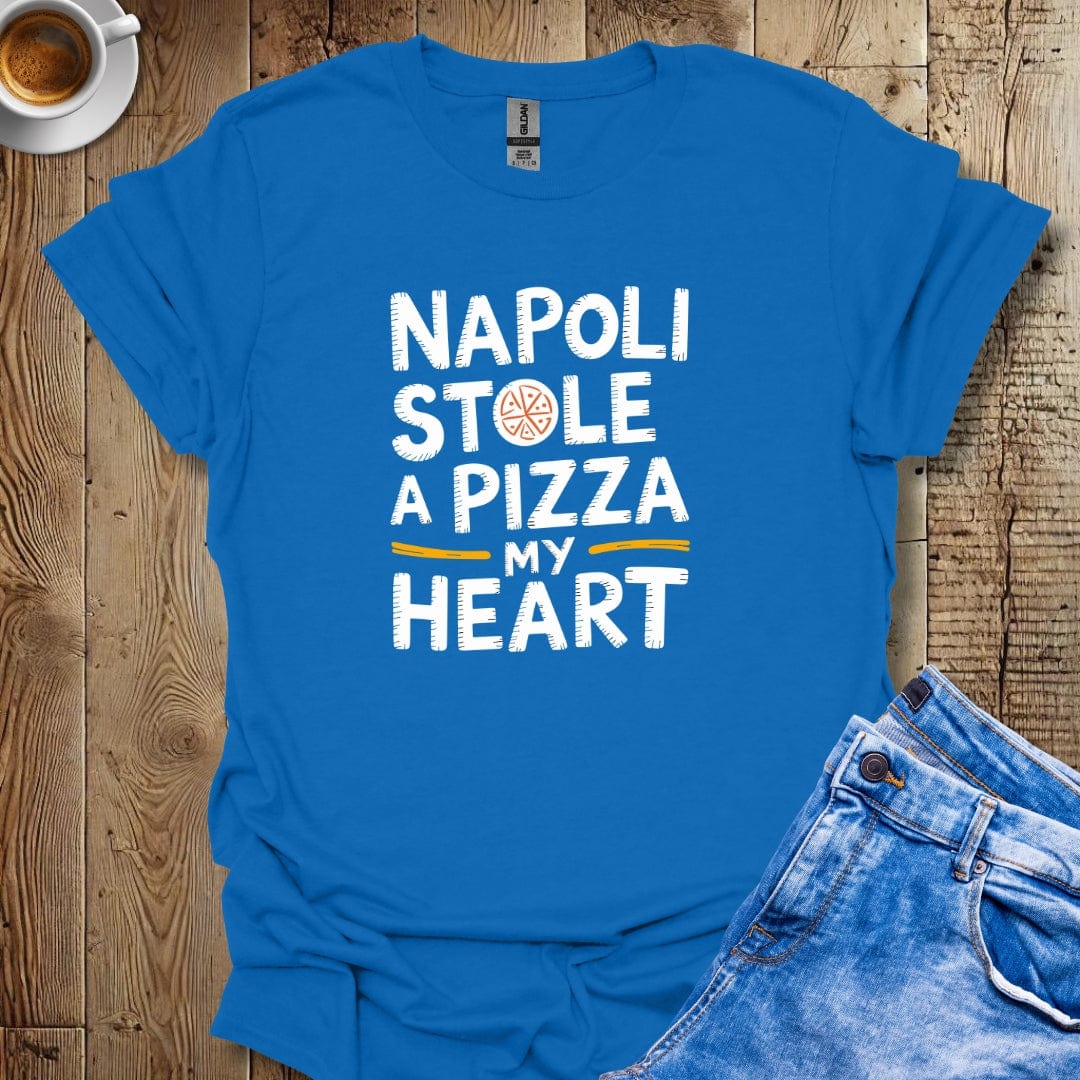 Napoli Stole a Pizza My Heart T-shirt