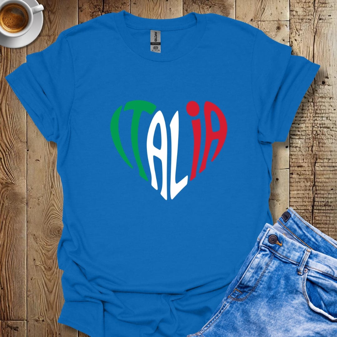 I Love Italia Heart T-shirt