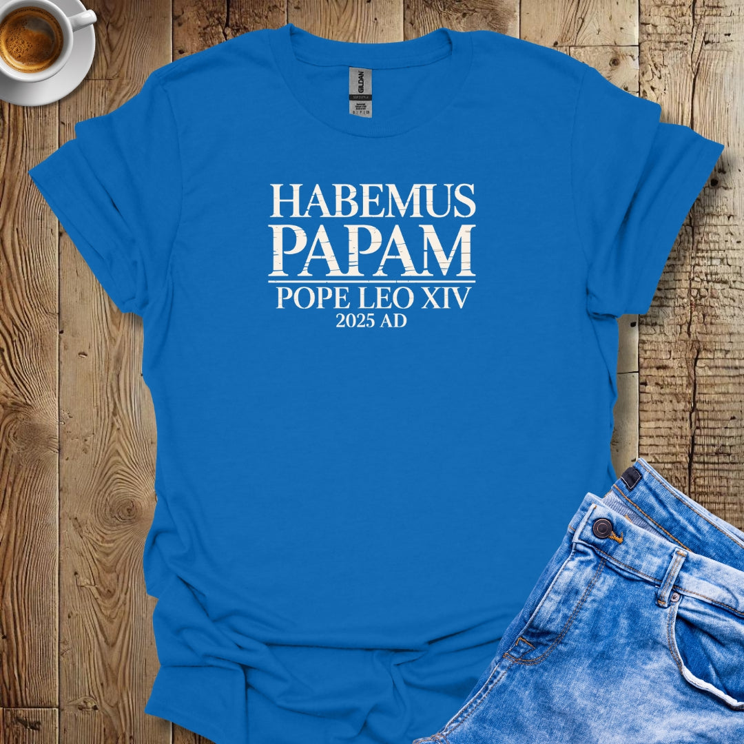 Habemus Papam Pope Leo IV 2025 Latin T-shirt