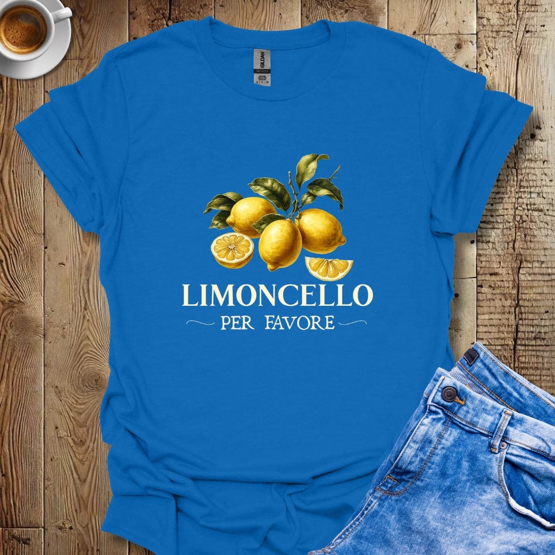 Limoncello Per Favore Italian Foodie T-shirt