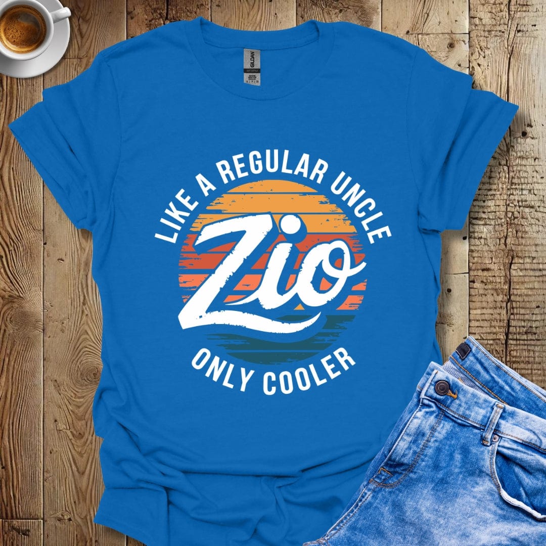 Zio Like a Regular Uncle But Cooler Italian Pride T-shirt