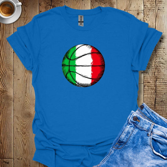 Italian Basketball Flag T-shirt