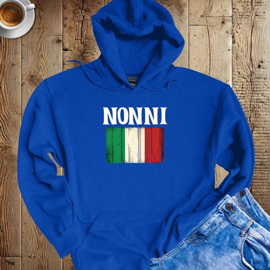 Nonni Italian Flag Hoodie Sweatshirt