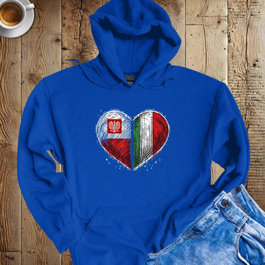 Half Polish Half Italian Hoodie Sweatshirt