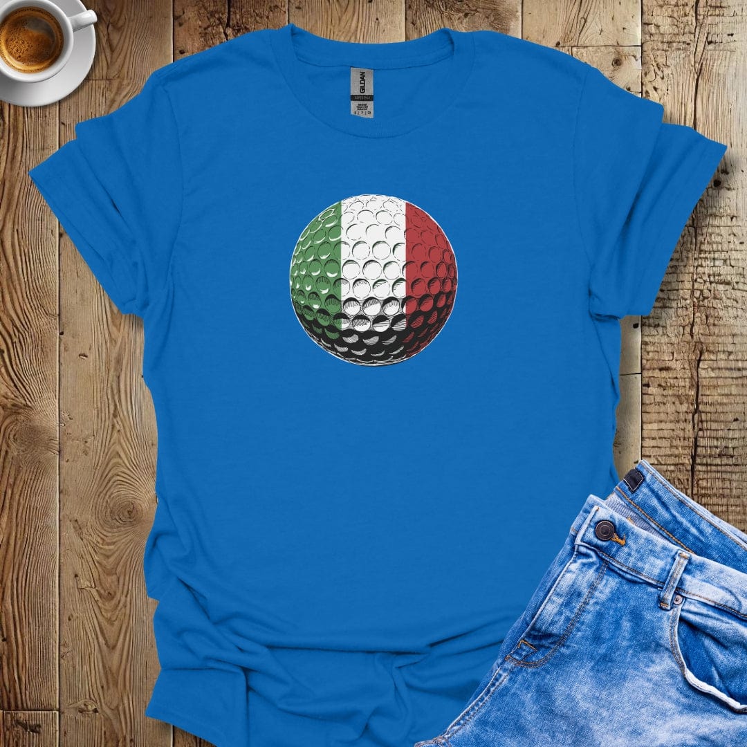 Italian Golf Ball Flag T-shirt