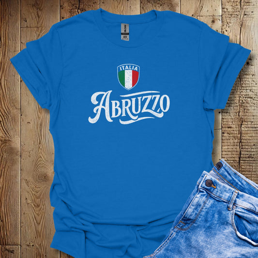 Abruzzo Italia Flag T-shirt