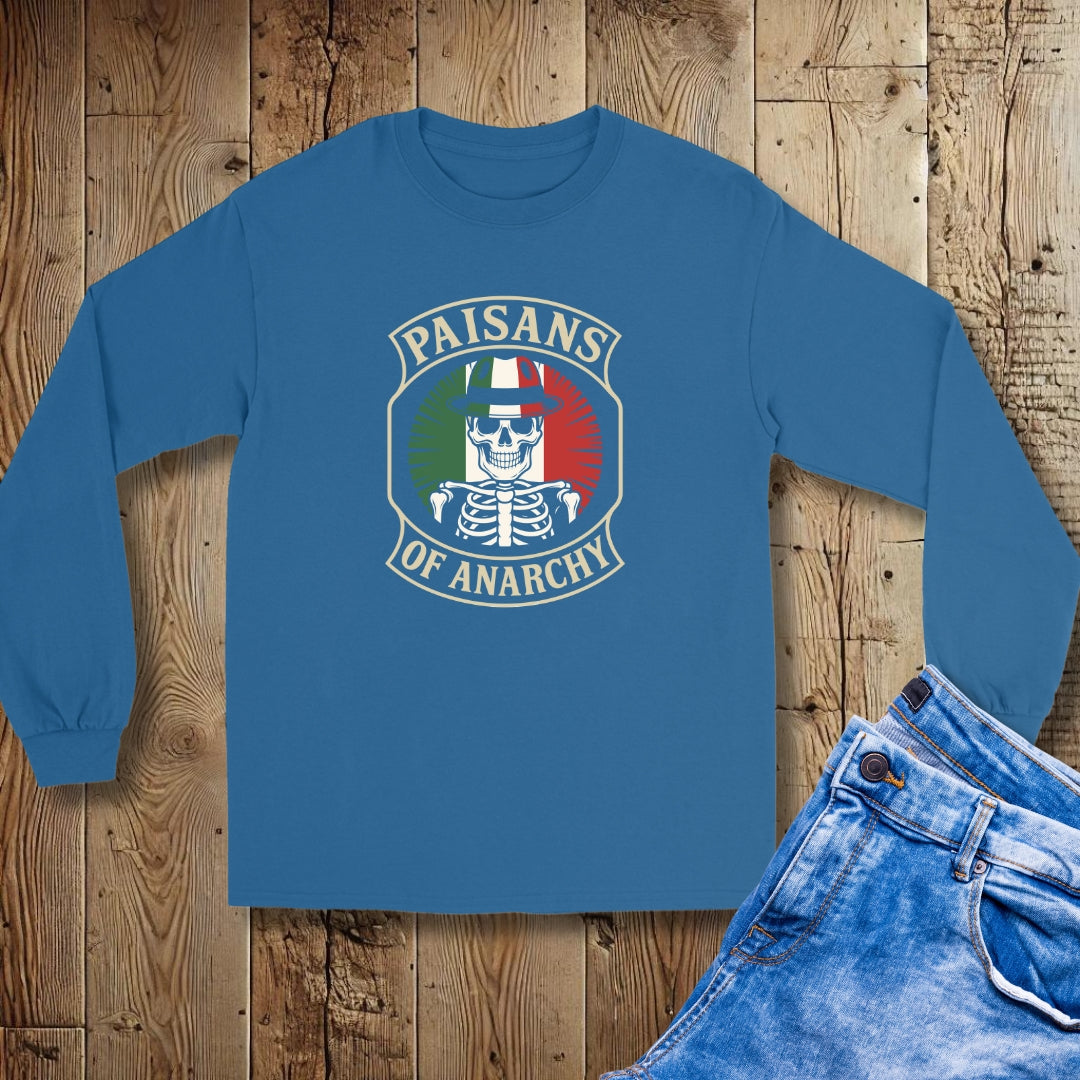 Paisans of Anarchy Unisex Long Sleeve Tee