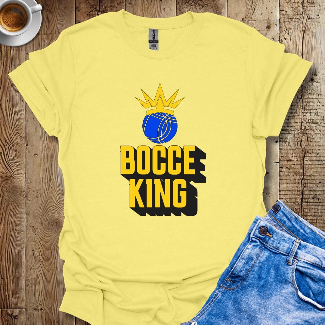 Funny Bocce King Italian Pride T-shirt