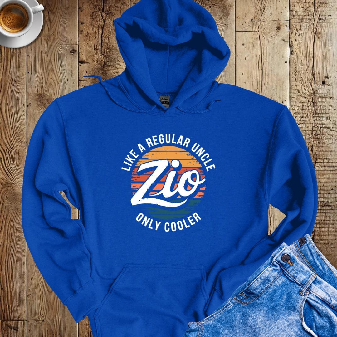 Zio Like a Regular Uncle Only Cooler Hoodie Sweatshirt