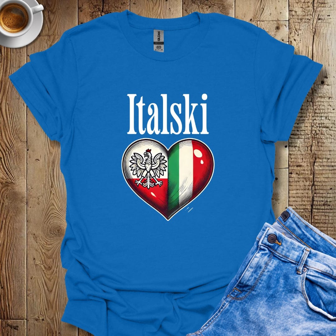 Funny Italski Half Italian Half Polish T-shirt