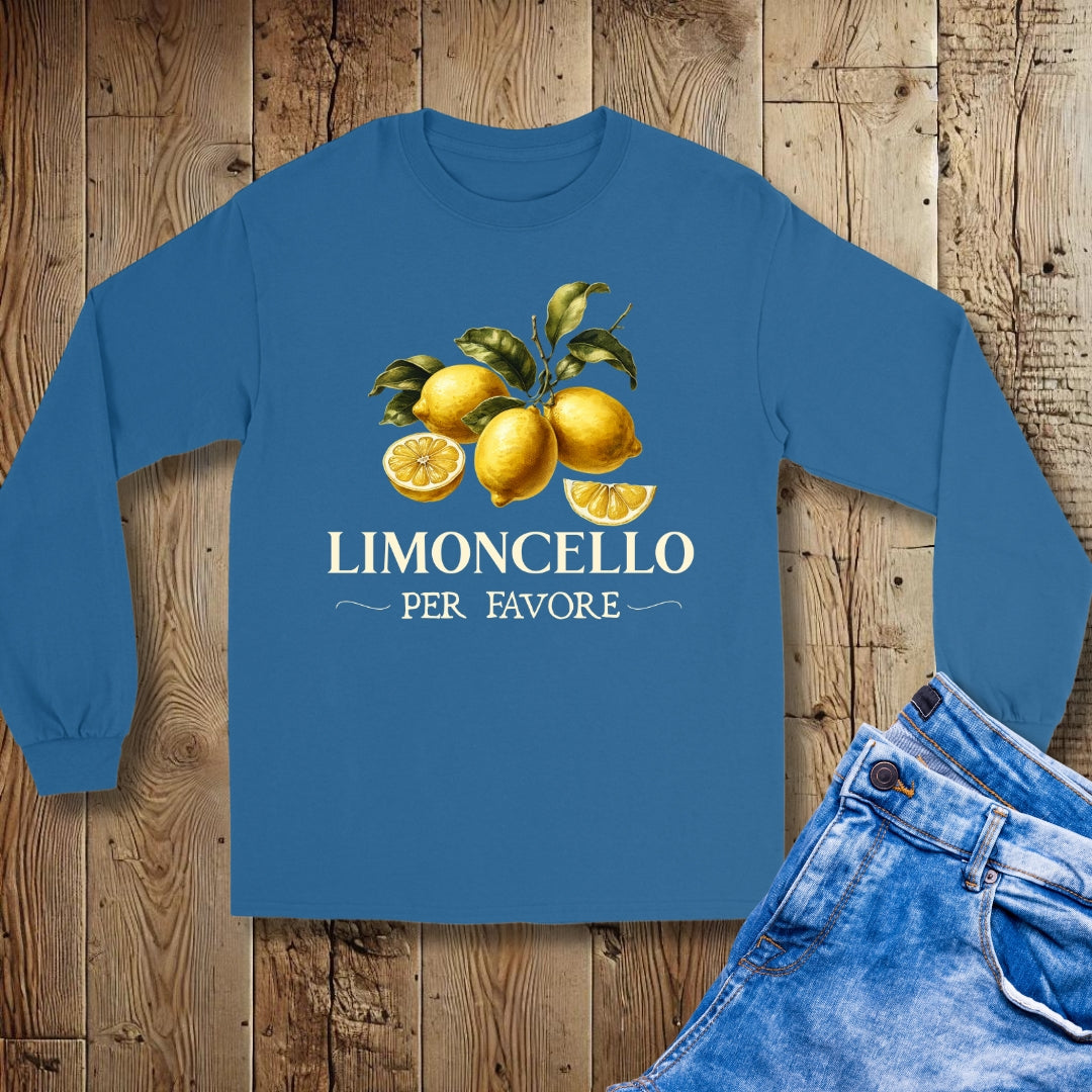Limoncello Per Favore Unisex Long Sleeve Tee