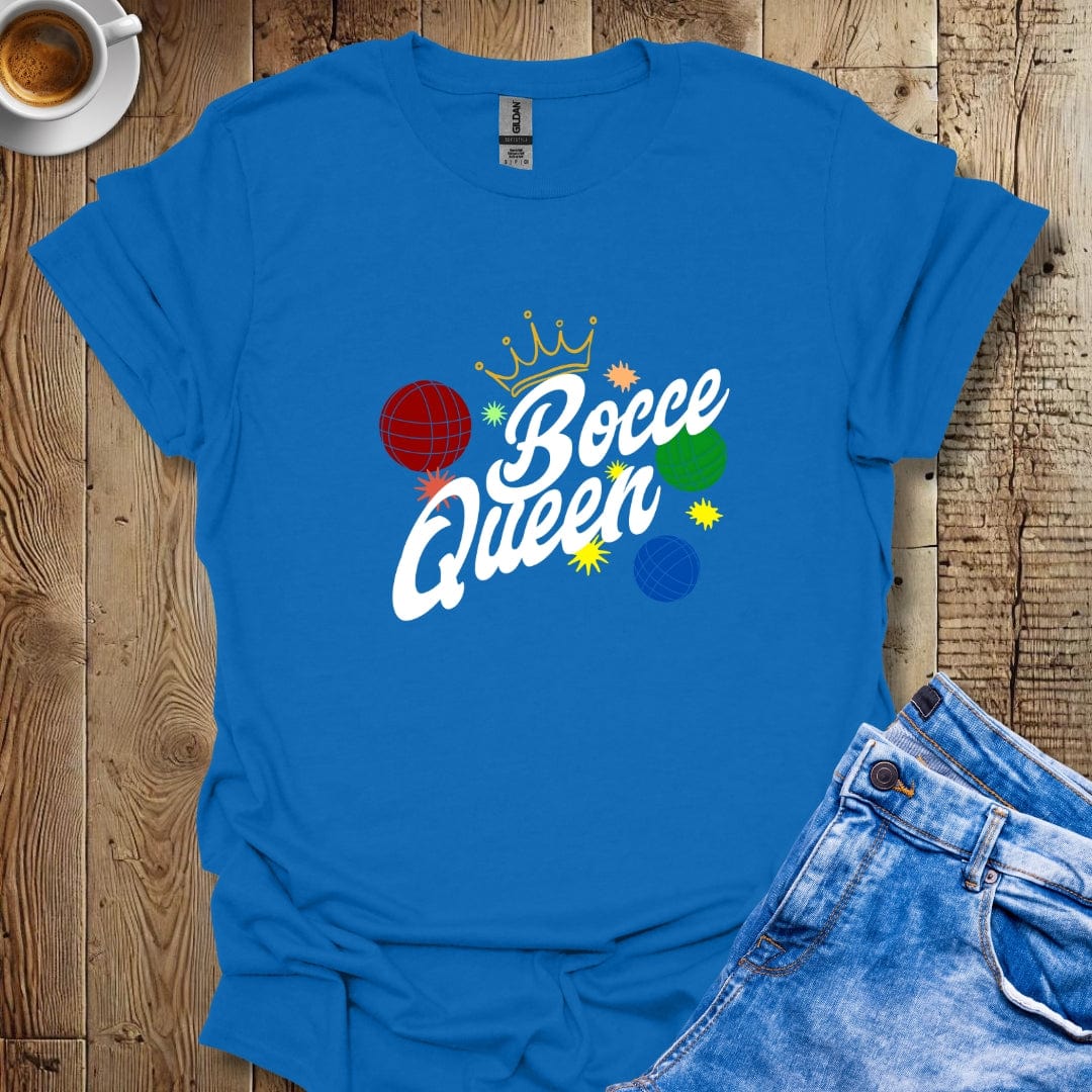 Cute Bocce Queen Player Italian Pride T-shirt