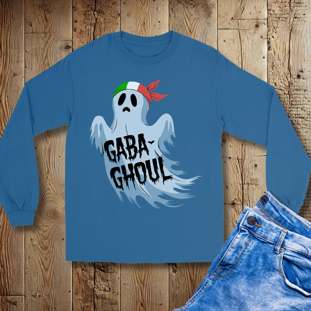 Gabaghoul Italian Halloween Unisex Long Sleeve Tee