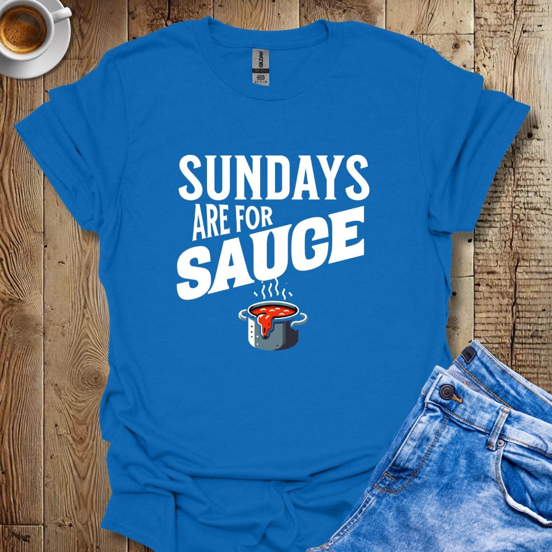 Sundays Are For Sauce Italian FoodT-shirt