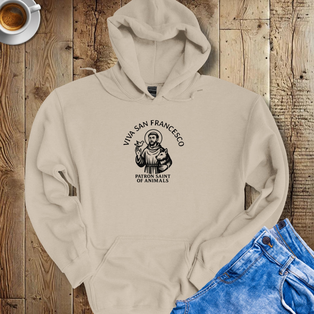 Viva San Francesco St Francis Hoodie Sweatshirt