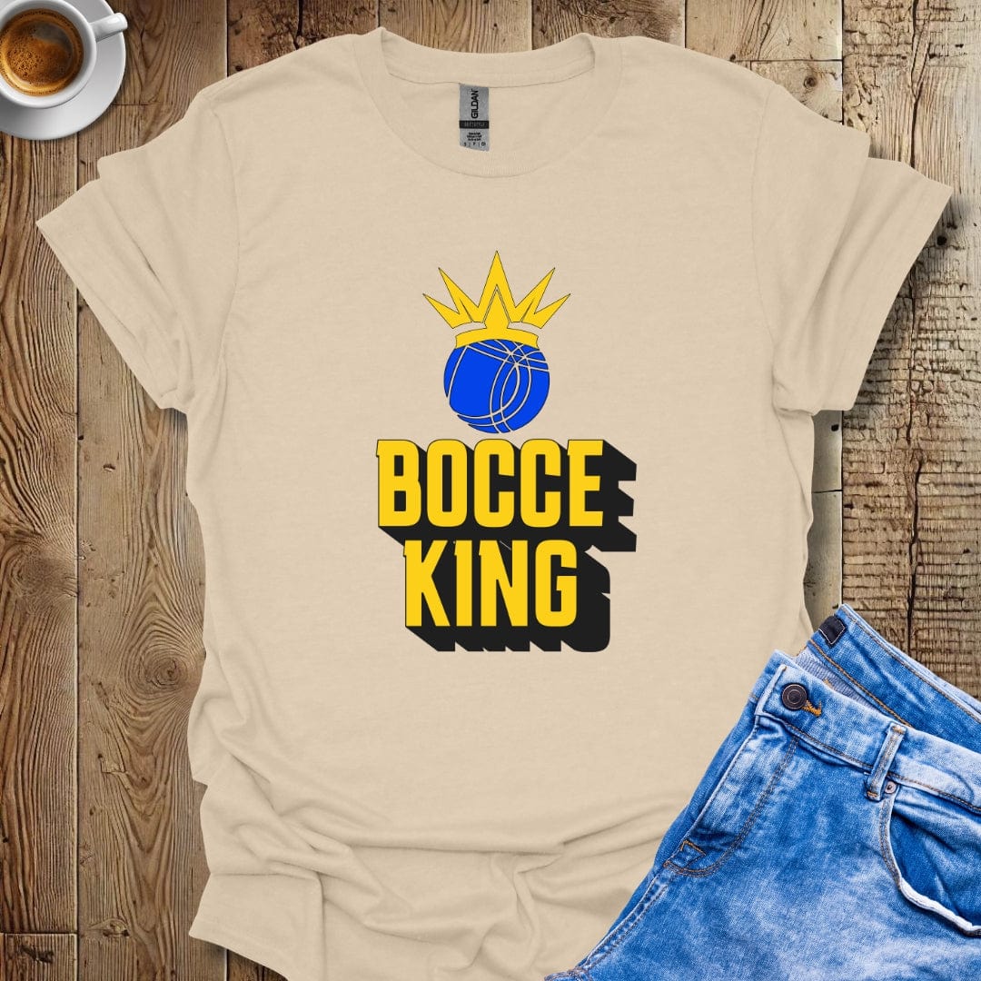 Funny Bocce King Italian Pride T-shirt