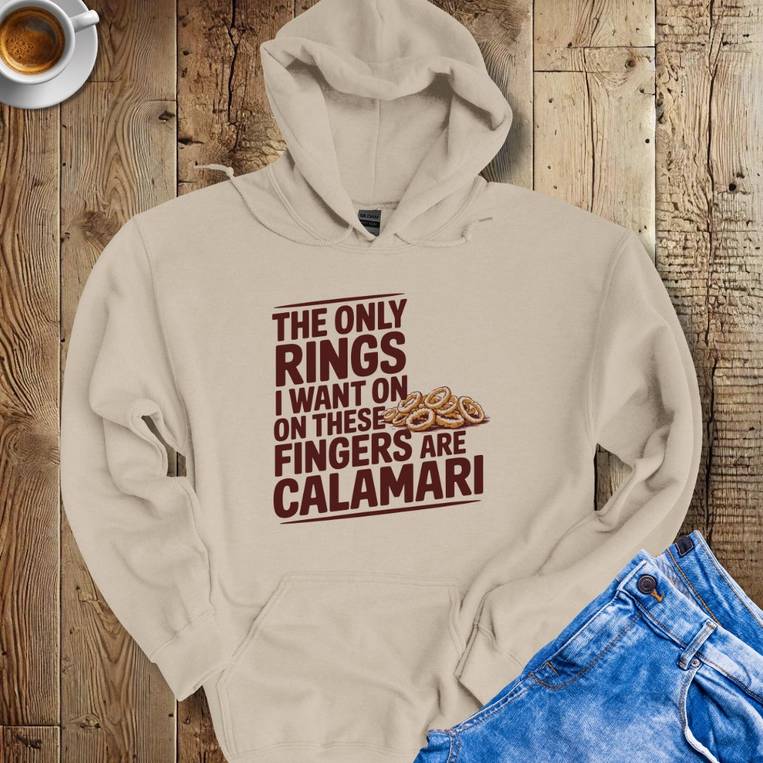 Calamari Rings Squid Hoodie Sweatshirt