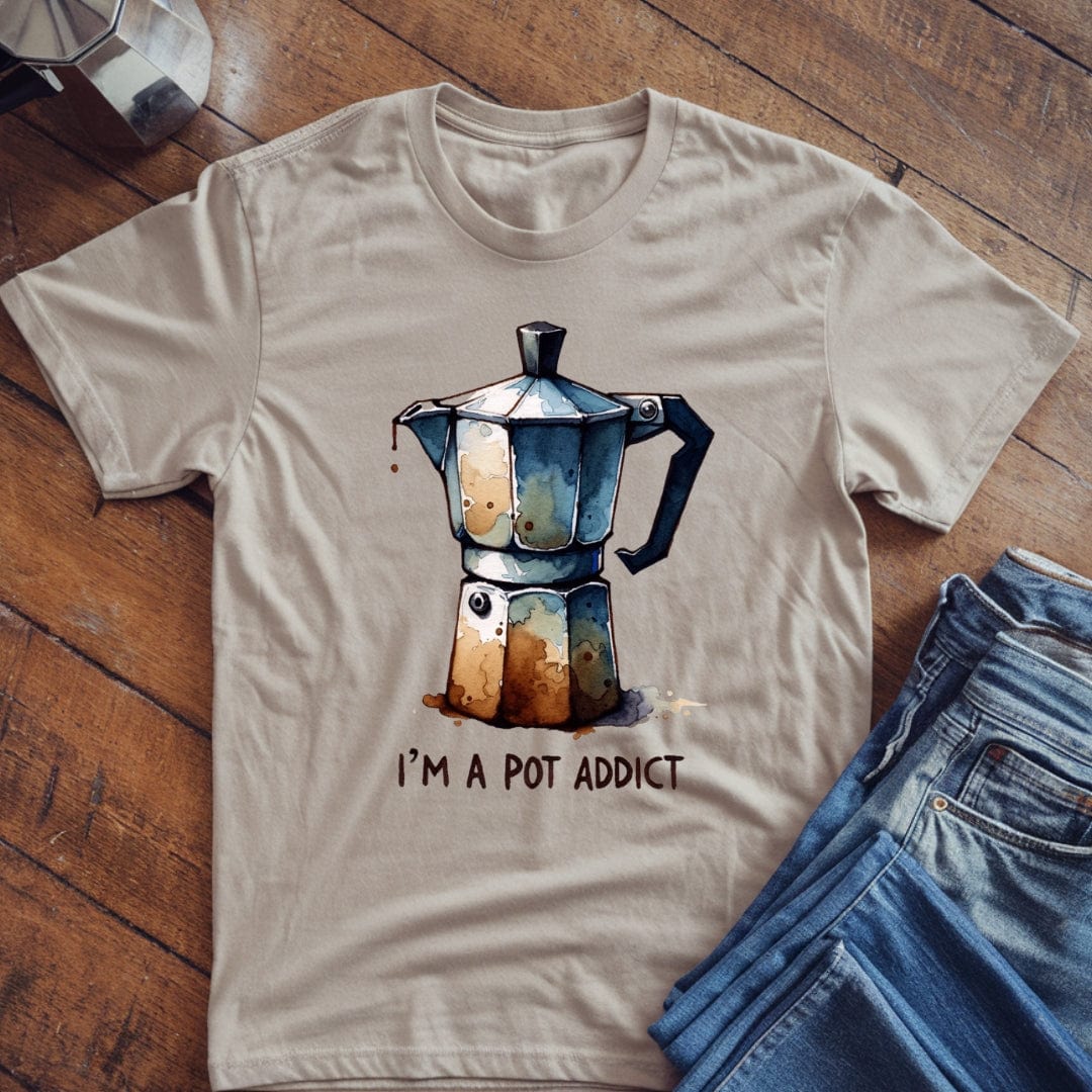 I'm a Pot Addict Moka Pot Espresso Lover T-Shirt