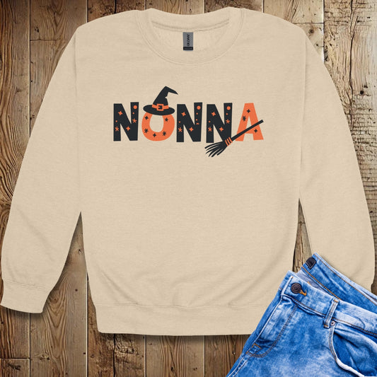 Nonna Witch Halloween Sweatshirt