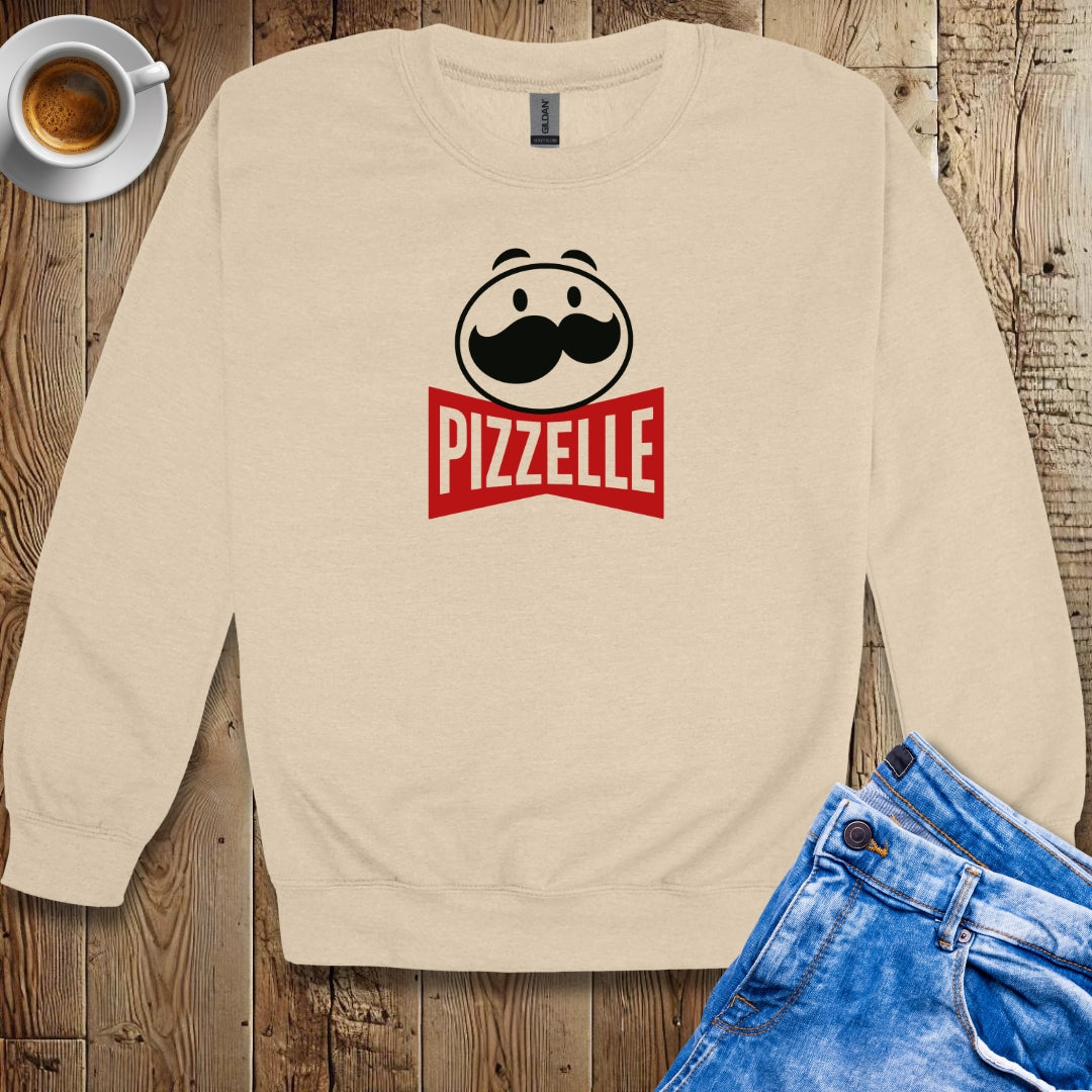 Pizzelle Pringles Logo Parody Sweatshirt