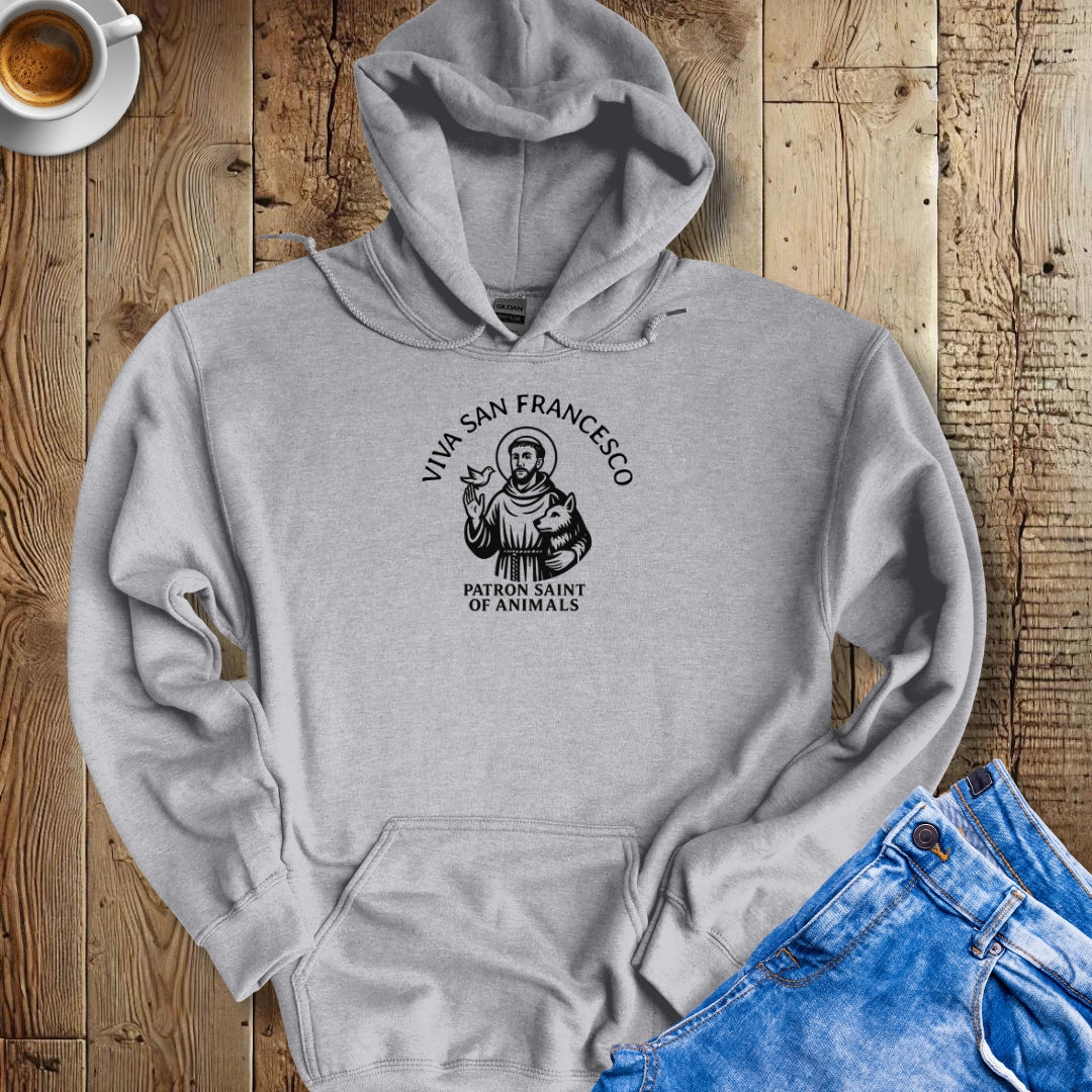Viva San Francesco St Francis Hoodie Sweatshirt